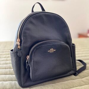 Coach Court Black Backpack